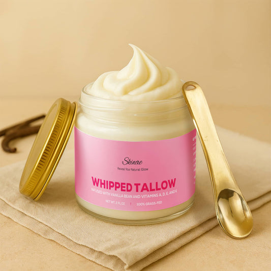 Whipped Grass-Fed Tallow Balm with Vanilla Bean