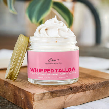Whipped Grass-Fed Tallow Balm with Vanilla Bean